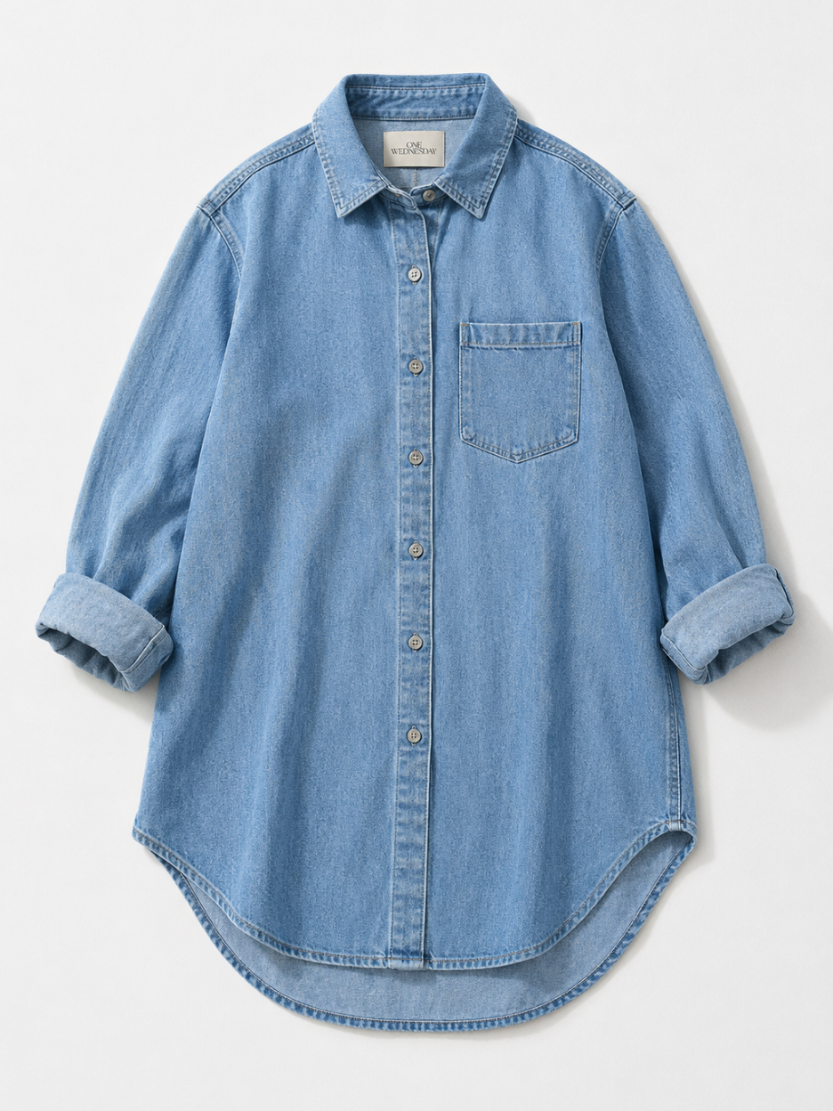 The Chambray Shirt Dress