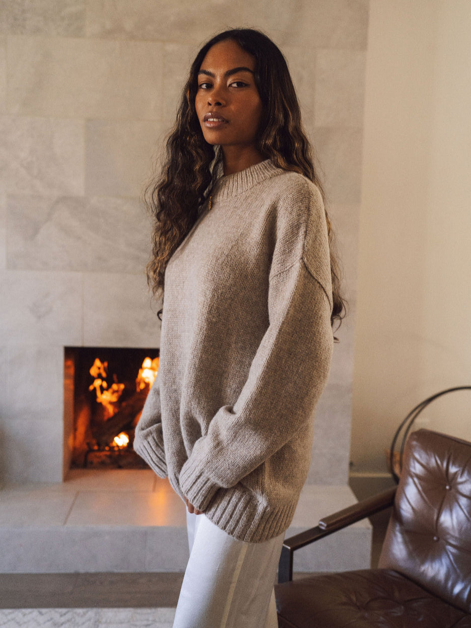 The Oversized Crewneck