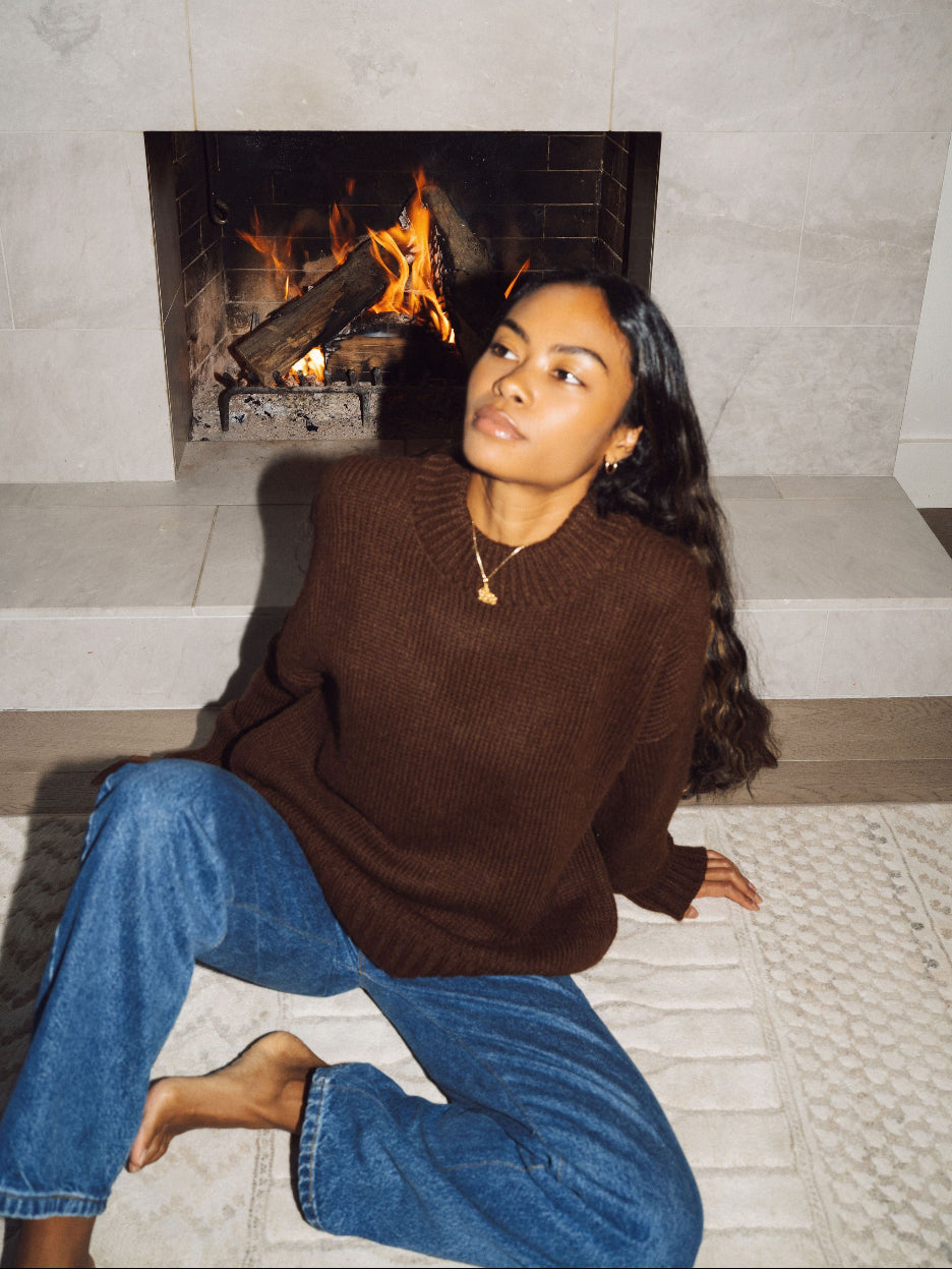 The Oversized Crewneck