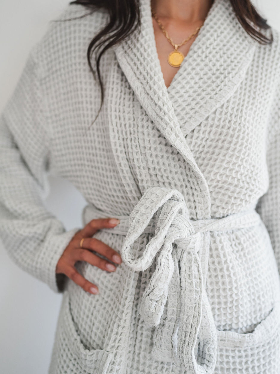 Waffle Knit Robe