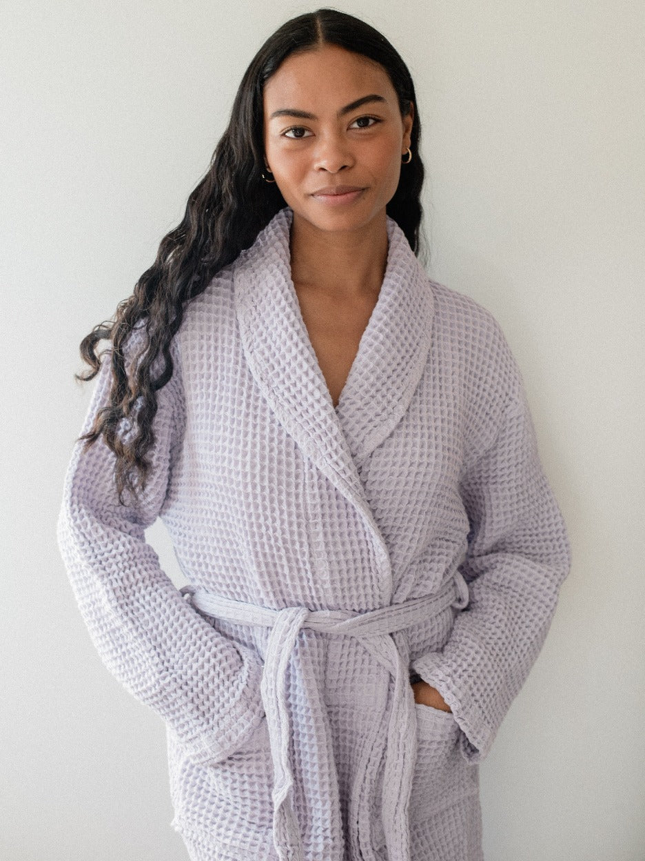 Waffle wrap robe sale