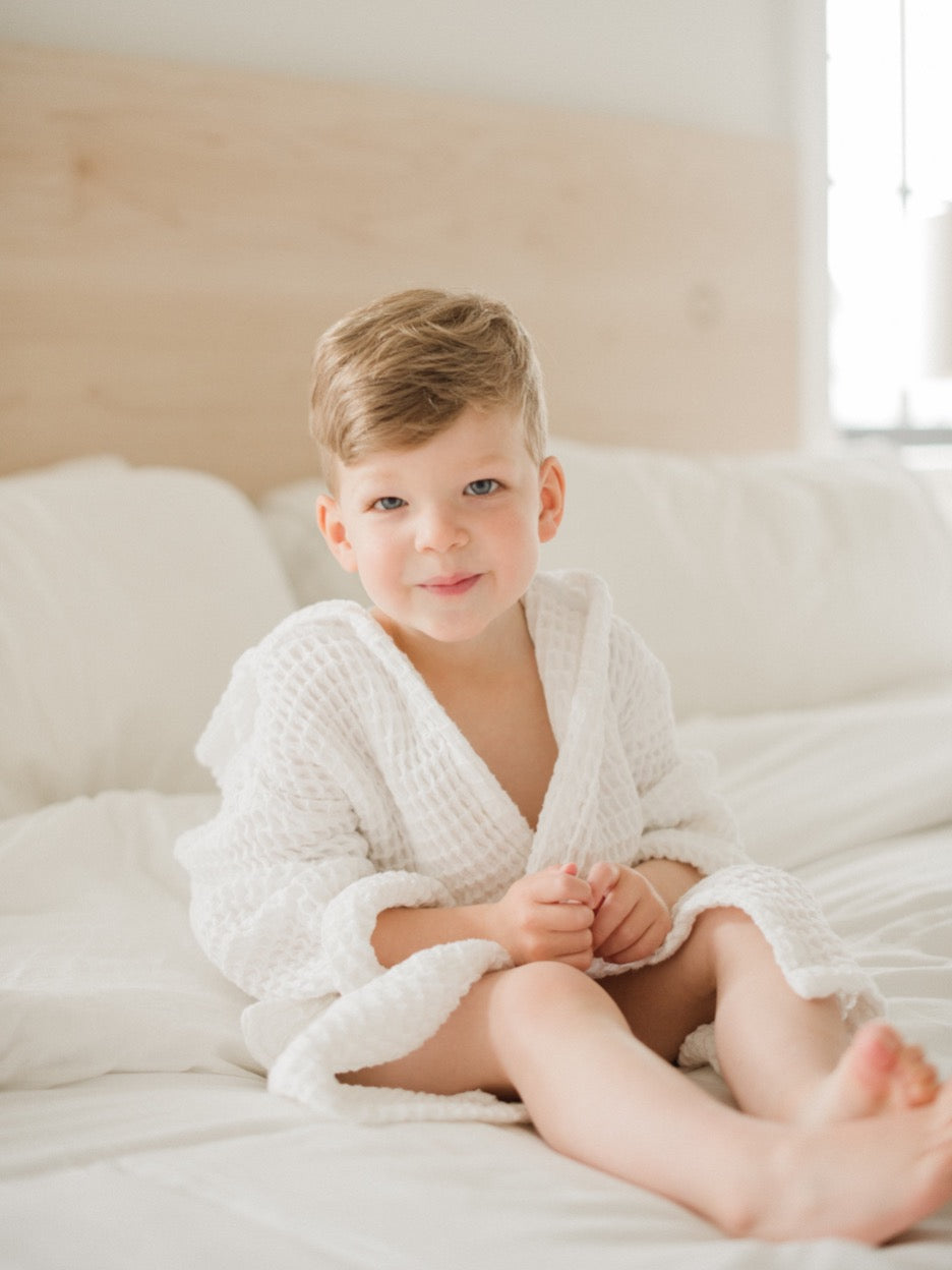 Kids Waffle Robe