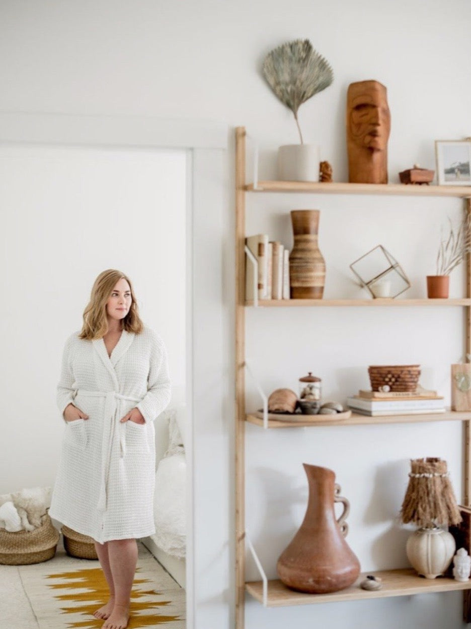 Waffle Knit Robe
