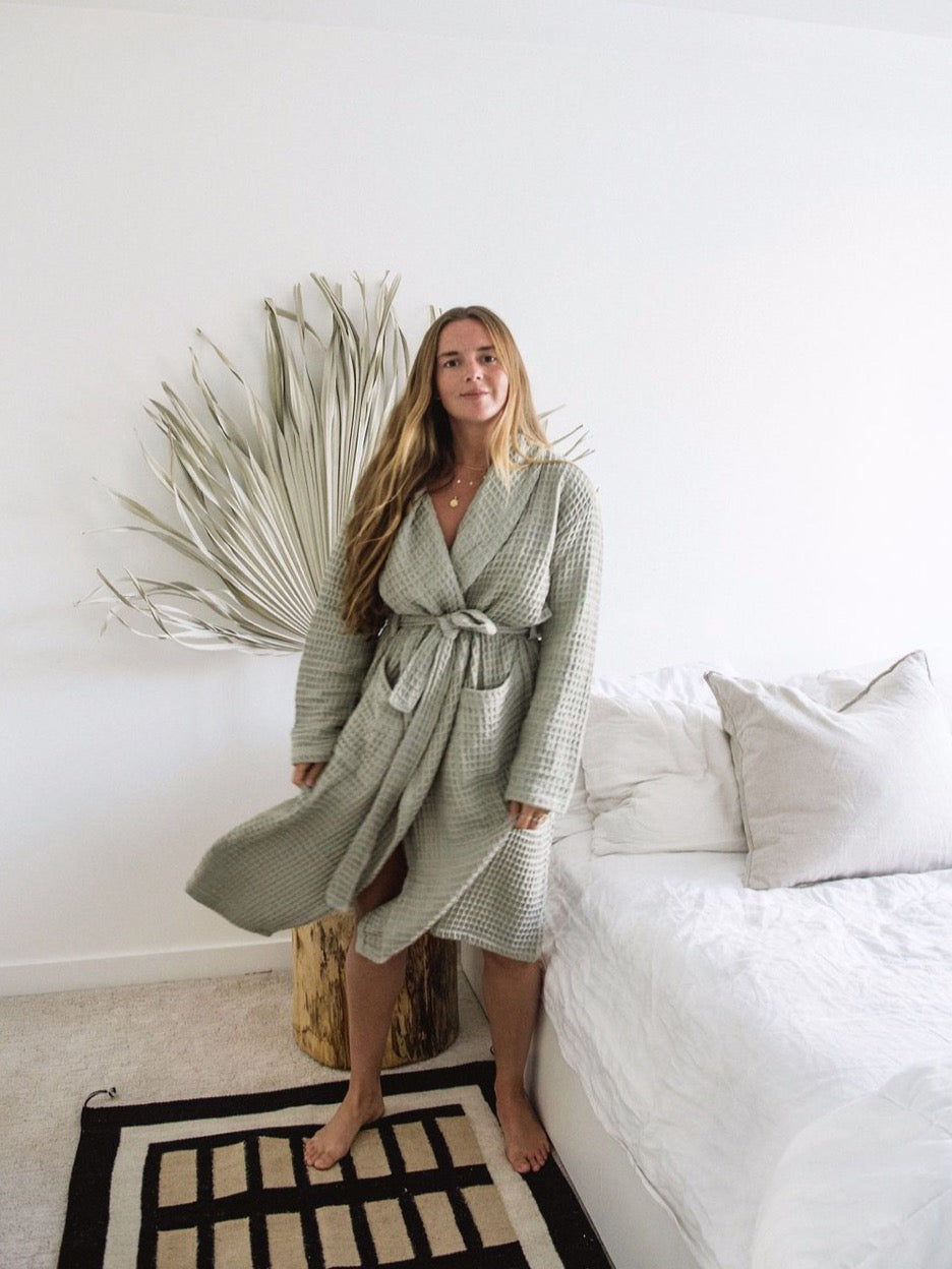 Waffle Knit Robe