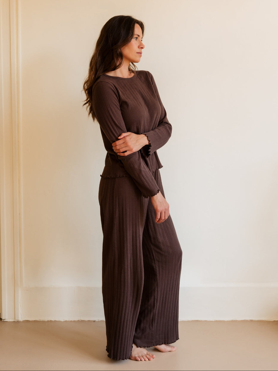 Pointelle Pyjama Longsleeve