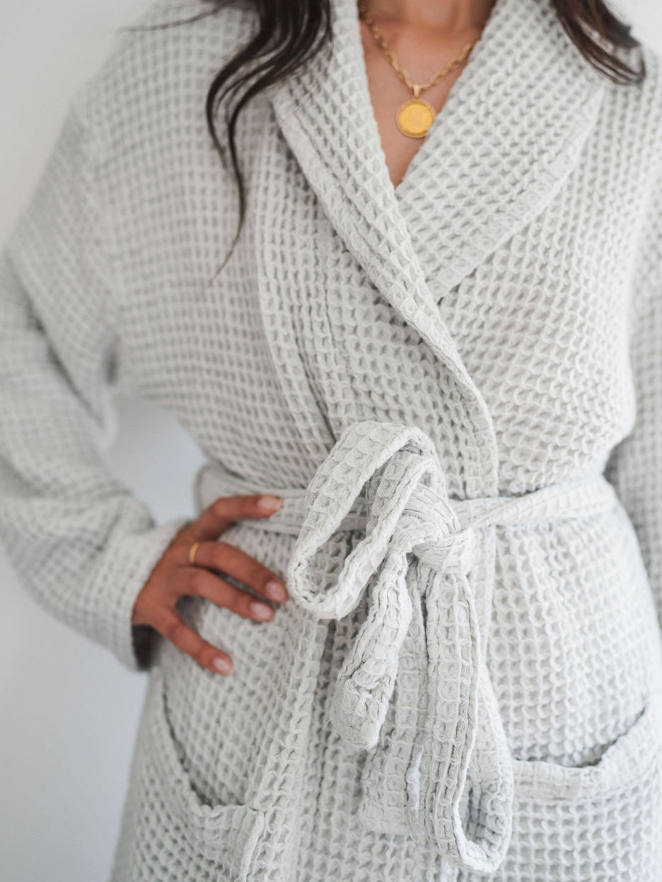 Waffle Knit Robe