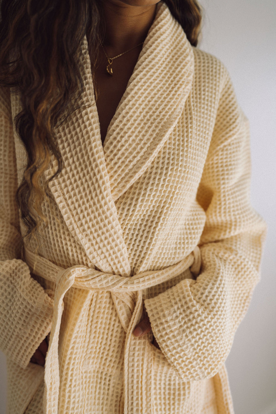 Waffle Knit Robe