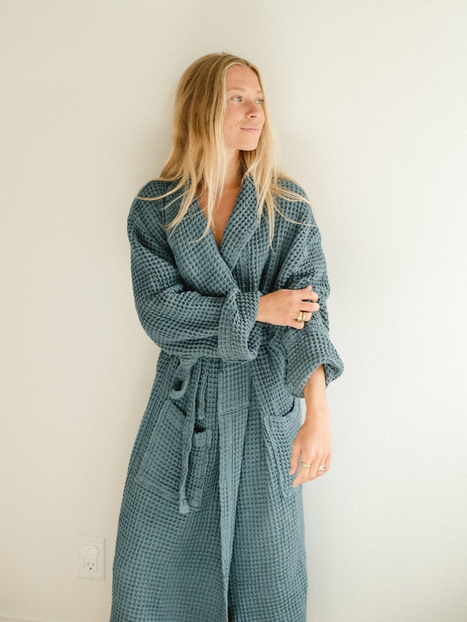 Waffle Knit Robe