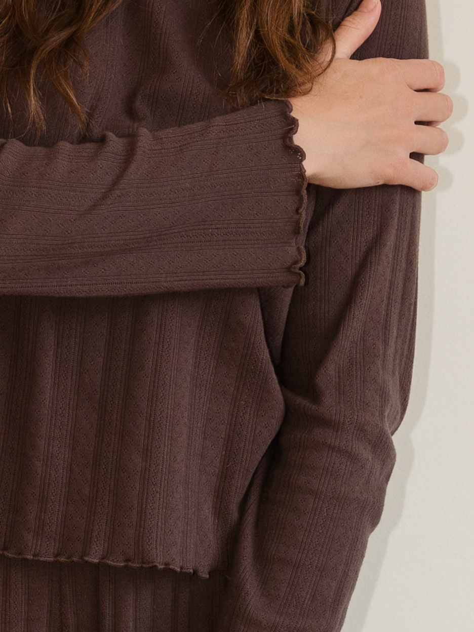 Pointelle Pyjama Longsleeve